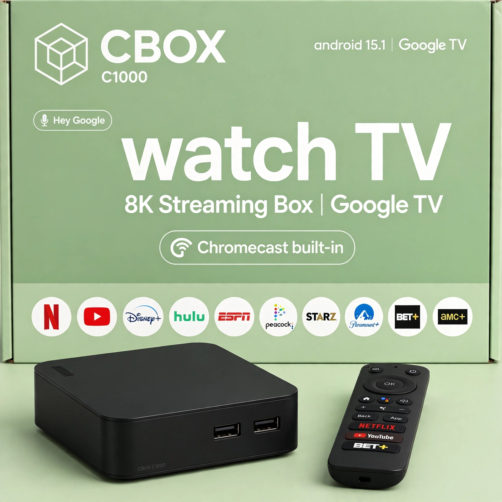 CBOX C1000 8K Streaming Box
