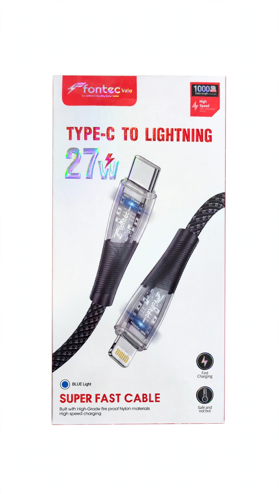 Thumbnail 2 of fontec Velo 27W Type-C to Lightning Super Fast Cable (1m)