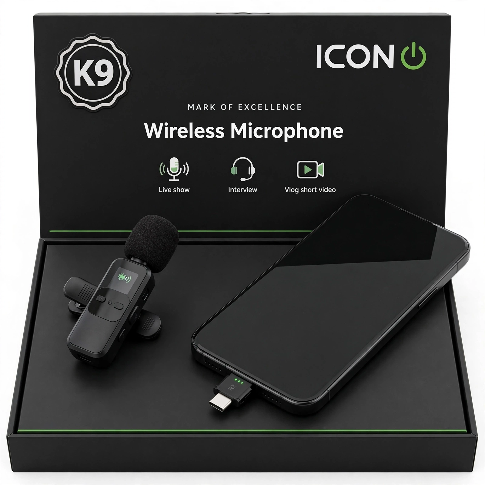 ICON K9 Wireless Microphone