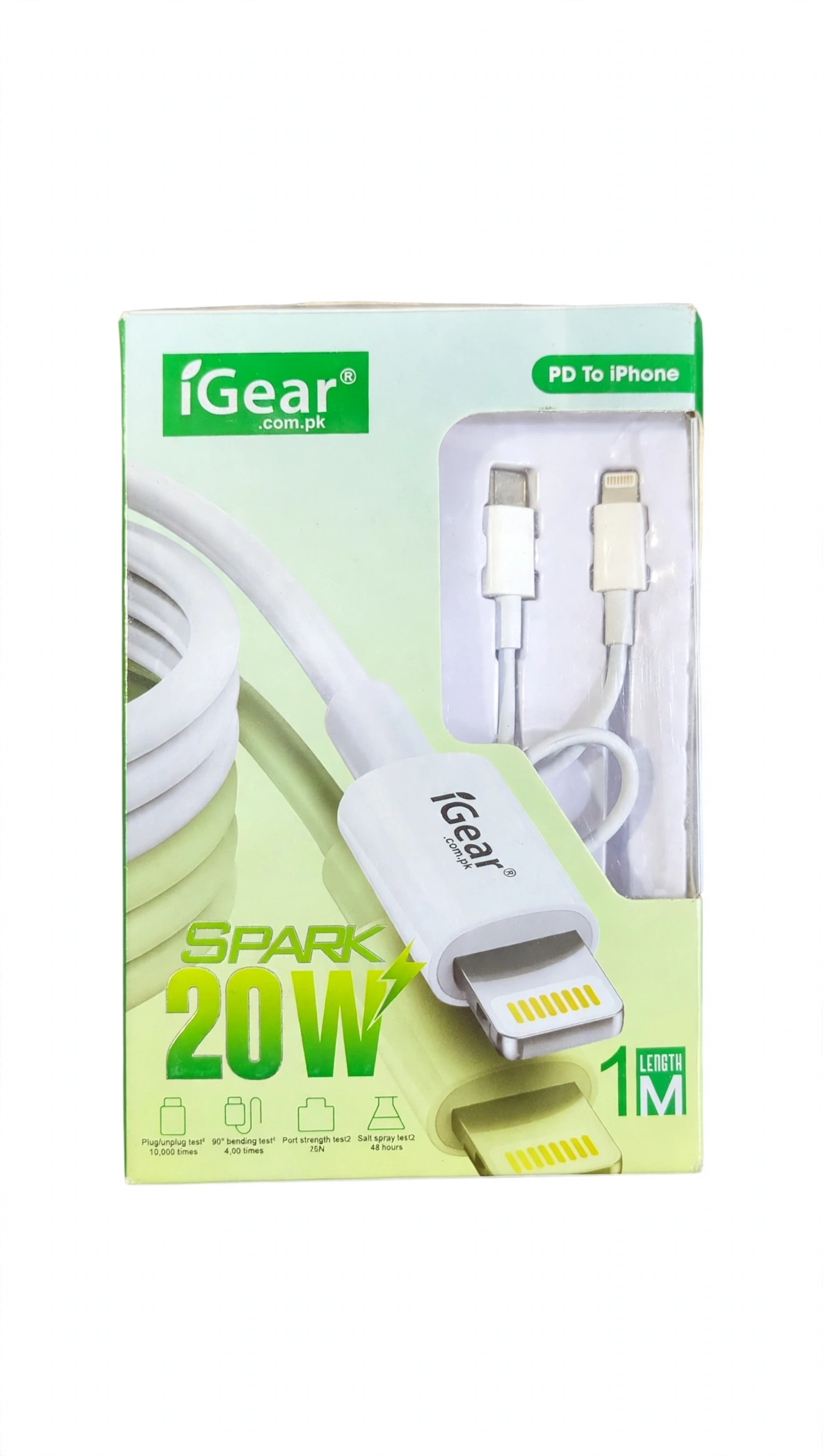Thumbnail 2 of iGear SPARK 20W PD to iPhone Cable Type-C to Lightning (1m)