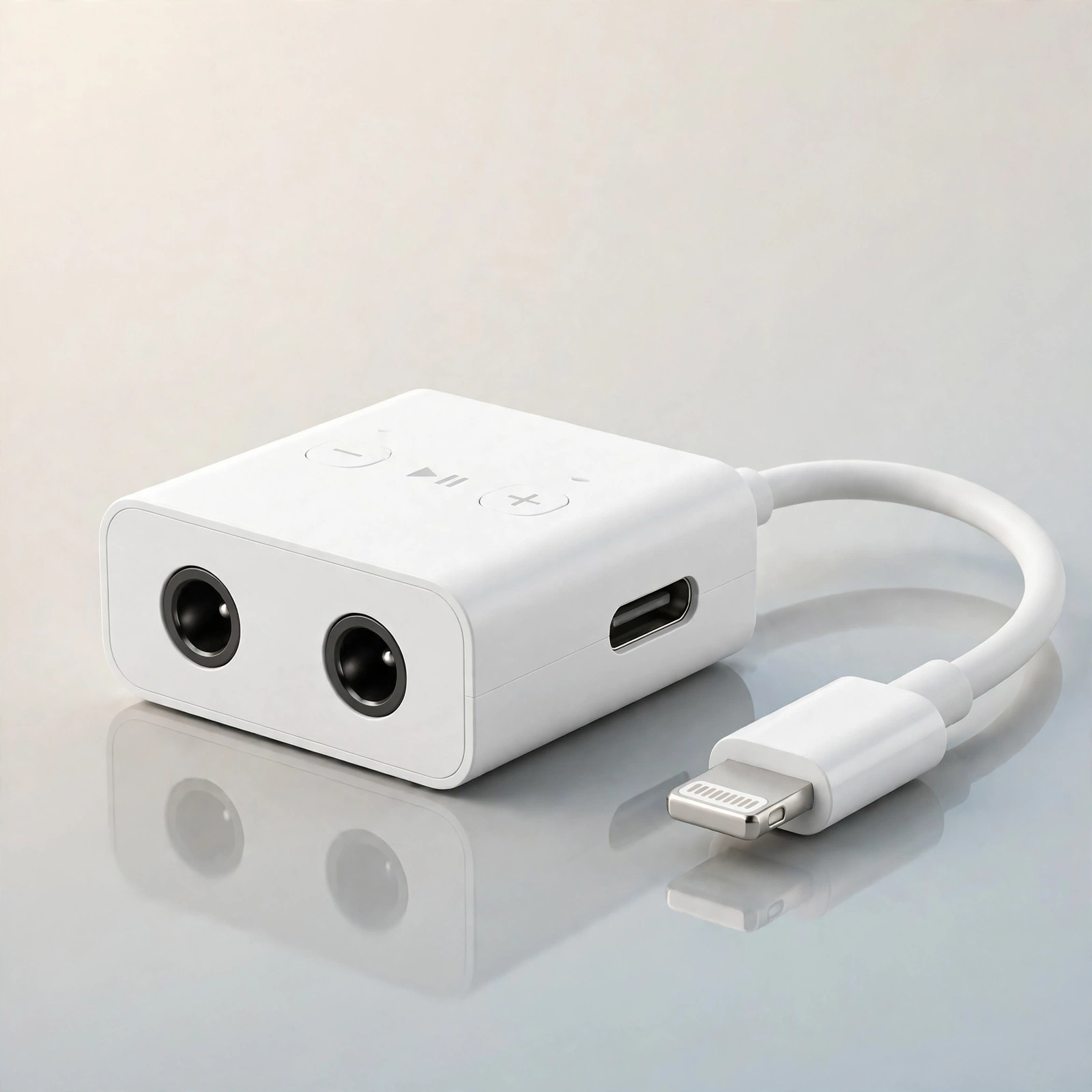 JH-A02 All-in-One Lightning Audio Adapter