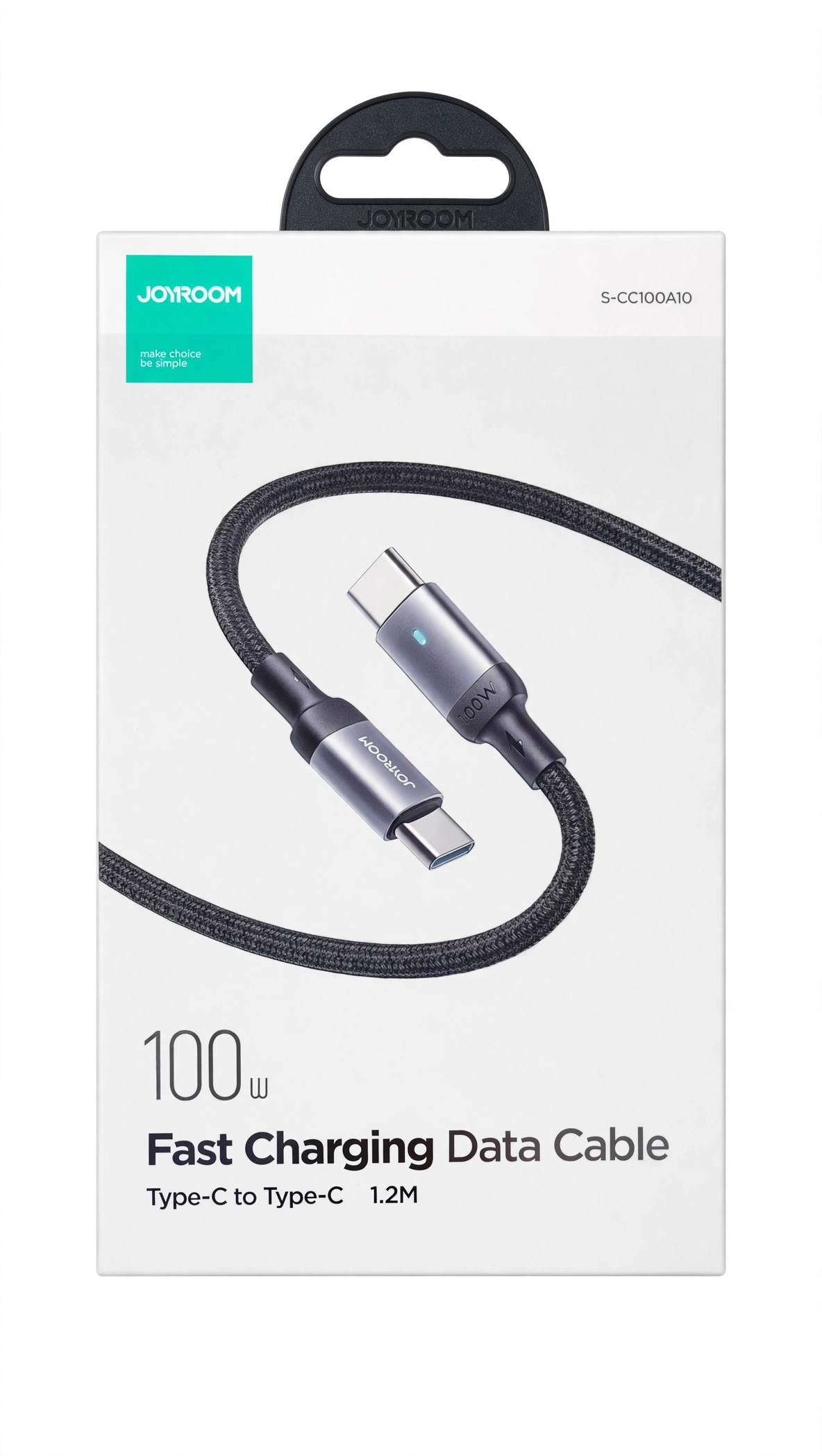 Thumbnail 2 of JOYROOM S-CC100A10 100W Type-C to Type-C Fast Charging Data Cable (1.2m)