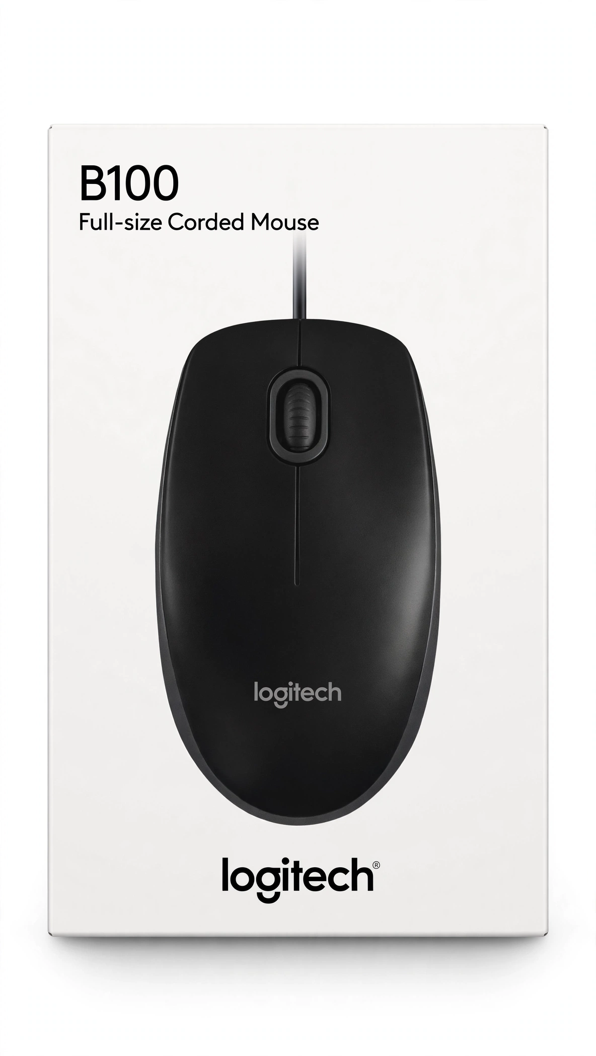 Logitech B100 Full-Size Corded Mouse