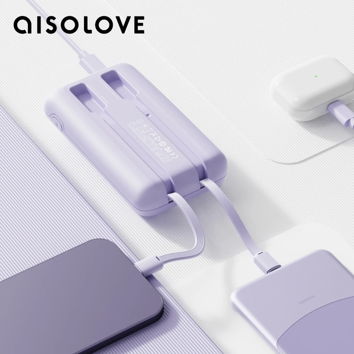 Thumbnail 3 of aisolove W18 20000mAh Dual Line Power Bank