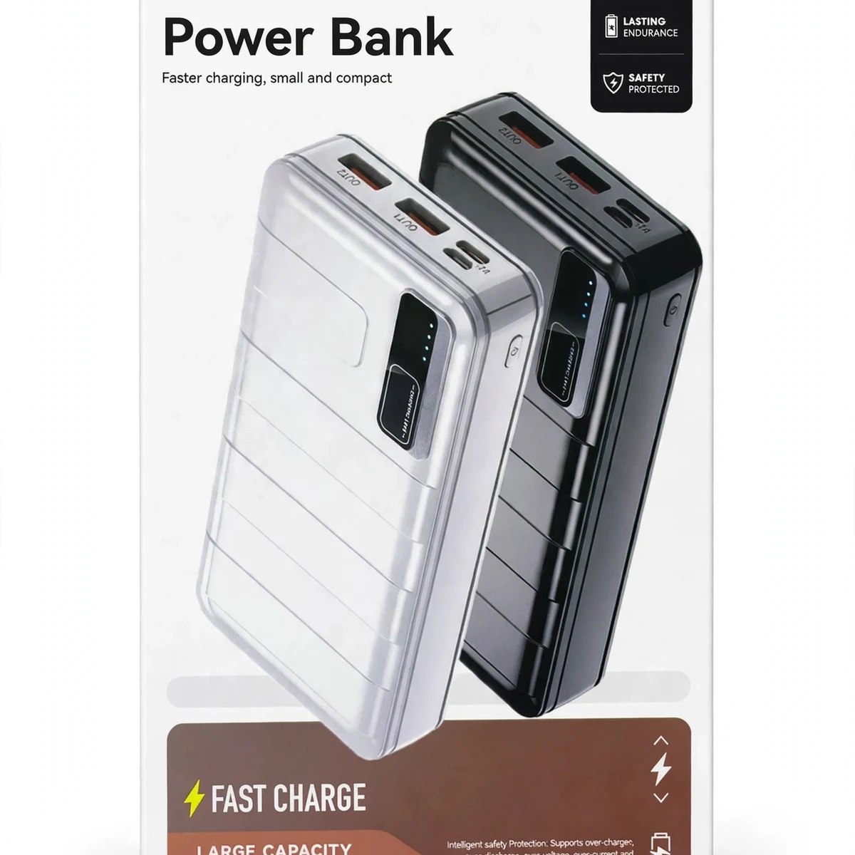 Thumbnail 3 of SMART 20000mAh Fast Charge Power Bank with Digital Display
