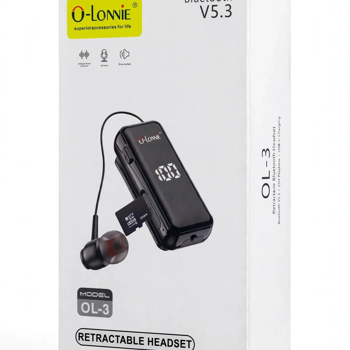 Thumbnail 4 of O-LONNIE OL-3 Bluetooth V5.3 Retractable Headset
