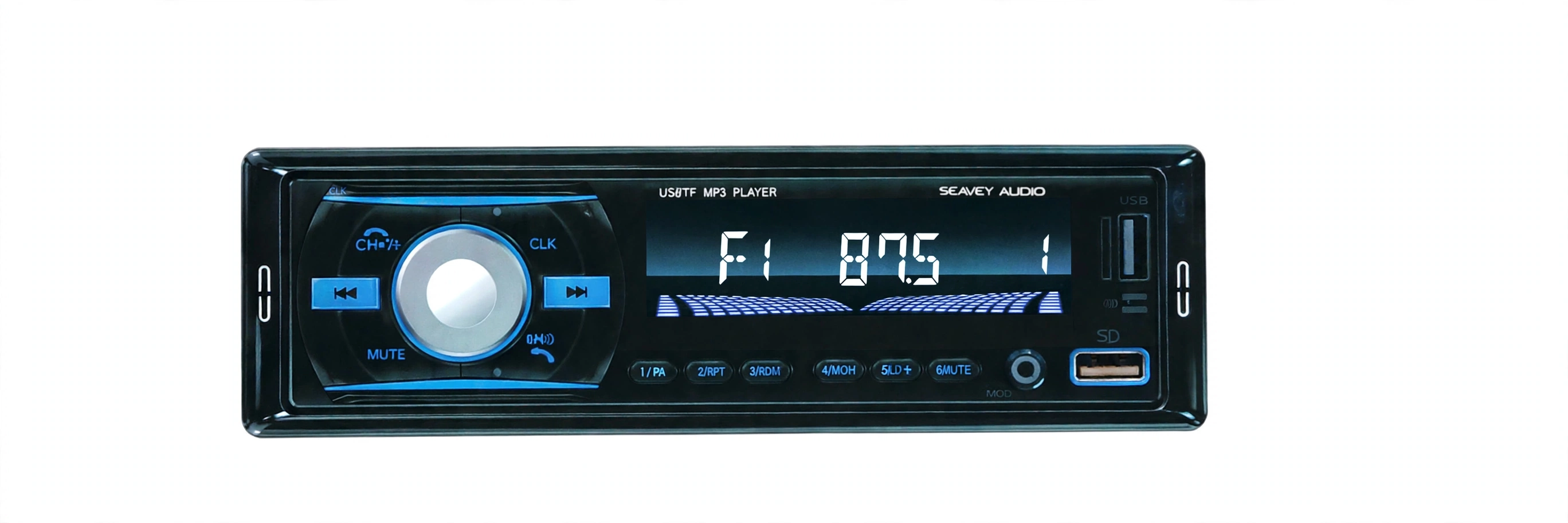 Thumbnail 2 of Seavey Audio SA-600 Bluetooth FM USB TF Car Stereo Player