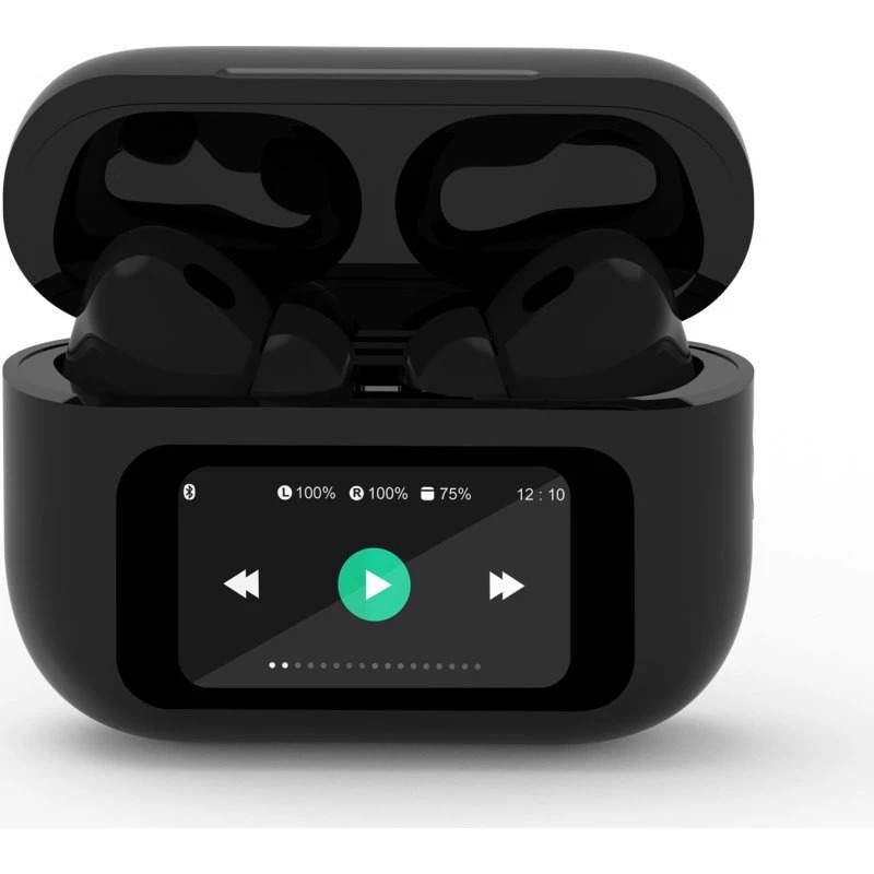 Thumbnail 2 of ANC/ENC Touch Display Wireless Earbuds (Black)