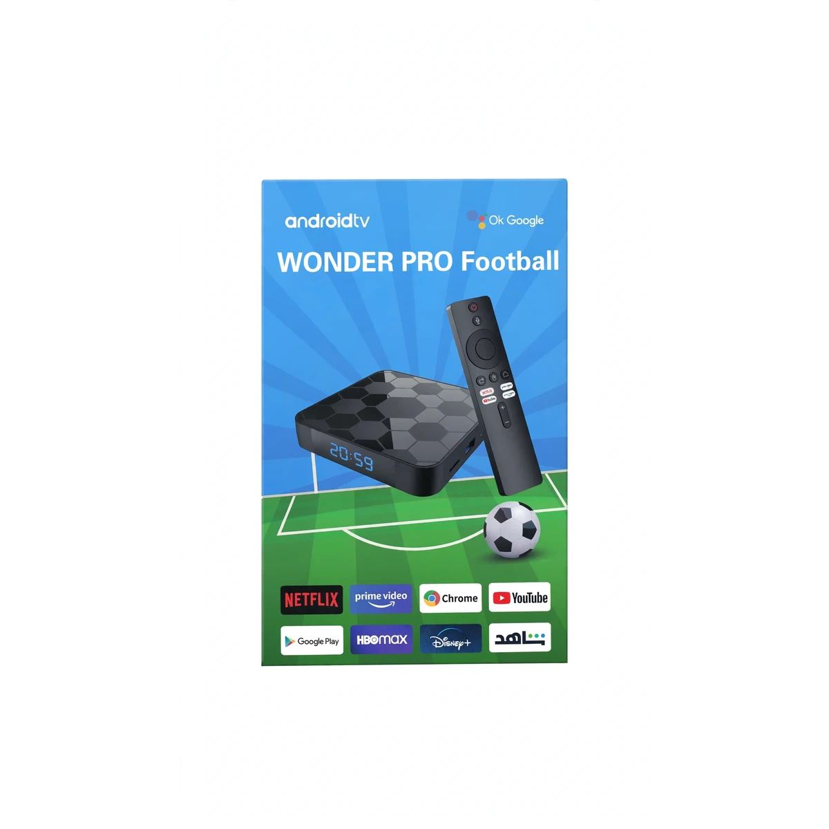 WONDER PRO Football Android TV Box