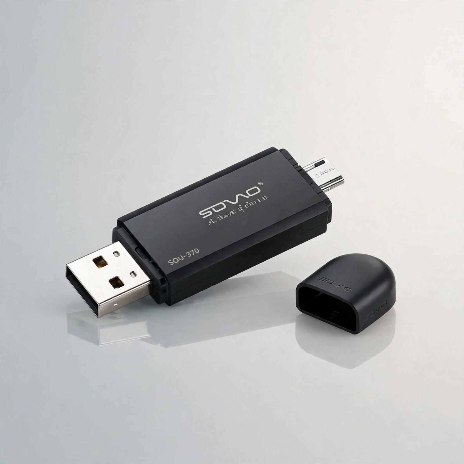 SOVO SAVE Series SOU-370 OTG Micro SD/TF Memory Card Reader