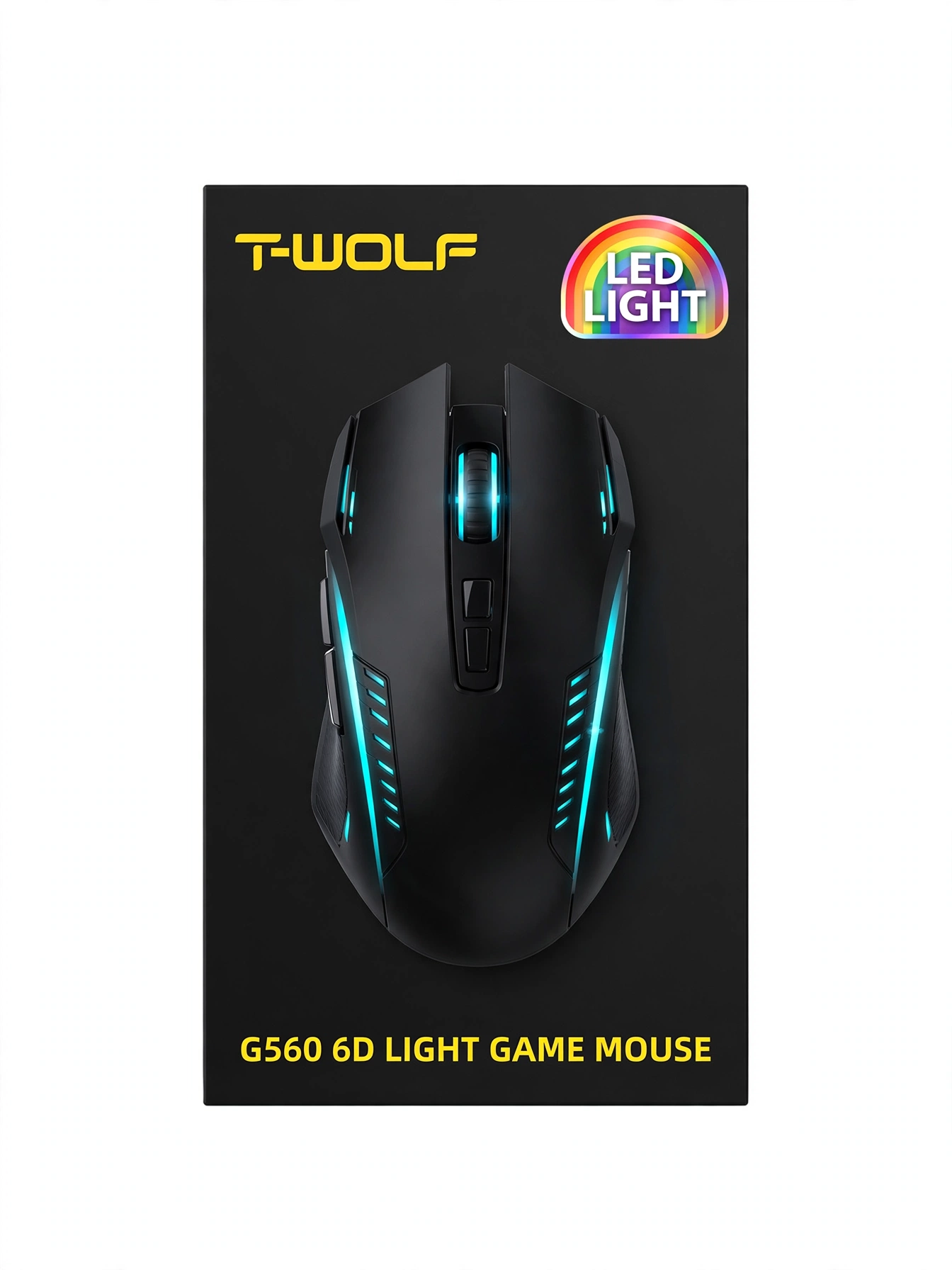 T-WOLF G560 6D LED Light Gaming Mouse
